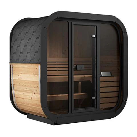 SaunaLife 3-Person Cube-Series Outdoor Home Sauna Kit CL4G outdoor budget home saunas