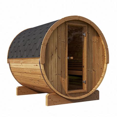 SaunaLife Model E7 Sauna Barrel outdoor home saunas
